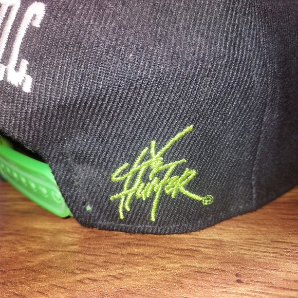 Washington DC hat black neon Yellow city hunter snapback - Picture 4 of 5